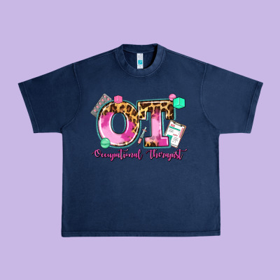 Ot Occupational Therapist Urban Heavy Tee Designed By Adodesignshop