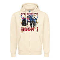 Sandshell 4th of july png, monster truck Zipper Hoodie - MaliasSmallBusiness