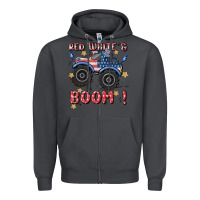 Smoke 4th of july png, monster truck Zipper Hoodie - MaliasSmallBusiness