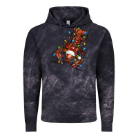Cloud Black Christmas crawfish Vintage Hoodie - FaDigitalArtStudio