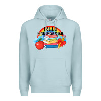 Blue Mist back to school hello kindergarten 3200x2400 Premium Hoodie - AdoDesignShop