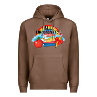 Chestnut back to school hello kindergarten 3200x2400 Premium Hoodie - AdoDesignShop
