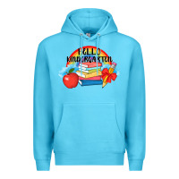 Ocean Blue back to school hello kindergarten 3200x2400 Premium Hoodie - AdoDesignShop