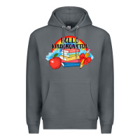 Rock back to school hello kindergarten 3200x2400 Premium Hoodie - AdoDesignShop