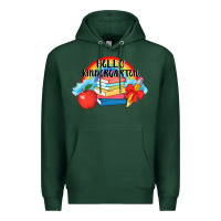 Sports Green back to school hello kindergarten 3200x2400 Premium Hoodie - AdoDesignShop
