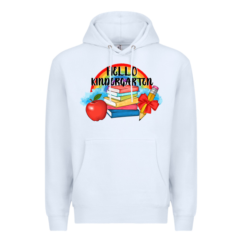 Back To School Hello Kindergarten 3200x2400 Premium Hoodie by AdoDesignShop | Teevron