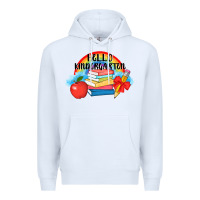 White back to school hello kindergarten 3200x2400 Premium Hoodie - AdoDesignShop