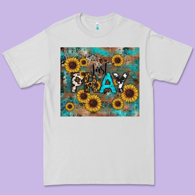 Just Pray Premium Tee Designed By Ranaportraitstore