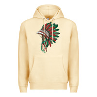 Pina Colada american flag indian headdress Premium Hoodie - BarkalooDesign