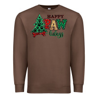 Chestnut happy pawlidays christmas pets Premium Sweatshirt - MaliasSmallBusiness
