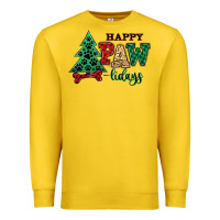 Lemon happy pawlidays christmas pets Premium Sweatshirt - MaliasSmallBusiness