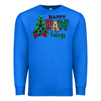 True Royal happy pawlidays christmas pets Premium Sweatshirt - MaliasSmallBusiness