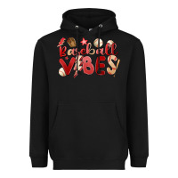 Black baseball vibes Heavyweight Hoodie - MaliasSmallBusiness