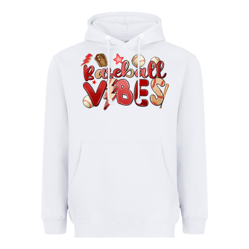 Baseball Vibes Heavyweight Hoodie by MaliasSmallBusiness | Teevron