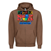 Chestnut autism mom like a normal mom Zipper Hoodie - MaliasSmallBusiness