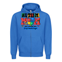 True Royal autism mom like a normal mom Zipper Hoodie - MaliasSmallBusiness