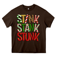 Chocolate Brown Stink stank stunk Heavy Core Tee - Artiststas