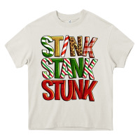Cream Stink stank stunk Heavy Core Tee - Artiststas
