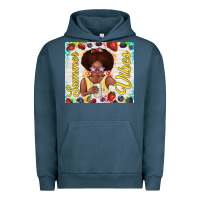 Pigment Midnight Navy summer vibes afro kid Urban Hoodie - TumblerDesignByShophia