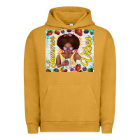 Pigment Peanut Butter summer vibes afro kid Urban Hoodie - TumblerDesignByShophia