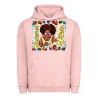 Pigment Salmon summer vibes afro kid Urban Hoodie - TumblerDesignByShophia