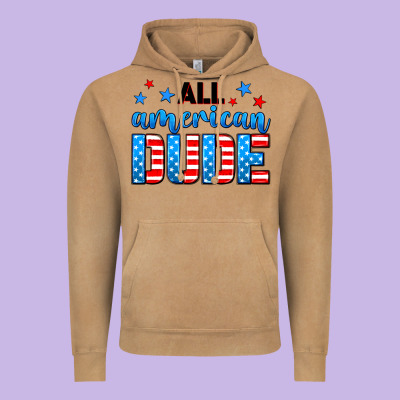 All American Dude Vintage Hoodie Designed By Neo Western