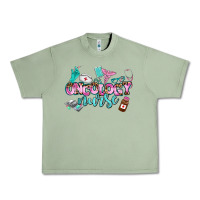 Oil Green oncology nurse Urban Heavy Tee - AdoDesignShop