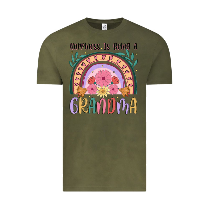 Happiness Is Being A Grandma Vintage Tee by JahusDesignShop | Teevron