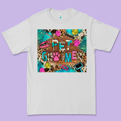 Pet Groomer Premium Tee Designed By Ranaportraitstore