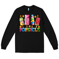 Black popsicle with stars Long Sleeve Tee - AdoDesignShop