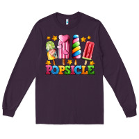 Plum popsicle with stars Long Sleeve Tee - AdoDesignShop