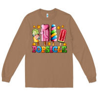 Toasted Coconut popsicle with stars Long Sleeve Tee - AdoDesignShop