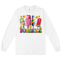 White popsicle with stars Long Sleeve Tee - AdoDesignShop
