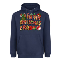 Navy in my christmas era Heavyweight Hoodie - MaliasSmallBusiness