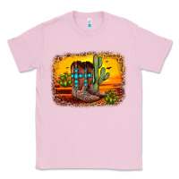 Bubblegum Pink cross sunset backgraund Classic Tee - JahusDesignShop