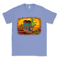 Colony Blue cross sunset backgraund Classic Tee - JahusDesignShop