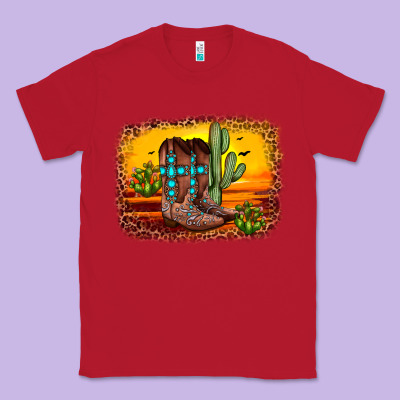 Cross Sunset Backgraund Classic Tee Designed By Jahusdesignshop
