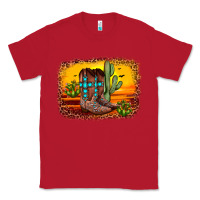 Red cross sunset backgraund Classic Tee - JahusDesignShop