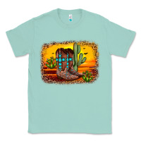Seafoam cross sunset backgraund Classic Tee - JahusDesignShop