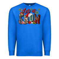 True Royal let it snow Premium Sweatshirt - MaliasSmallBusiness
