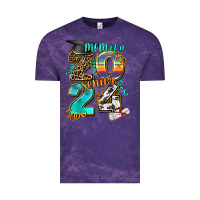Cloud Purple 2024 graduate leopard Vintage Tee - AdoDesignShop