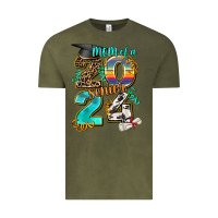 Vintage Olive 2024 graduate leopard Vintage Tee - AdoDesignShop