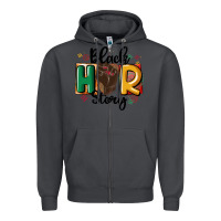 Smoke black story Zipper Hoodie - MaliasSmallBusiness