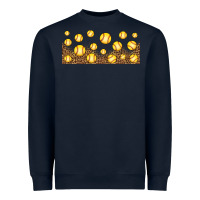 Navy leopard softball 16oz libbey glass Heavyweight Sweatshirt - HRA Design Shop