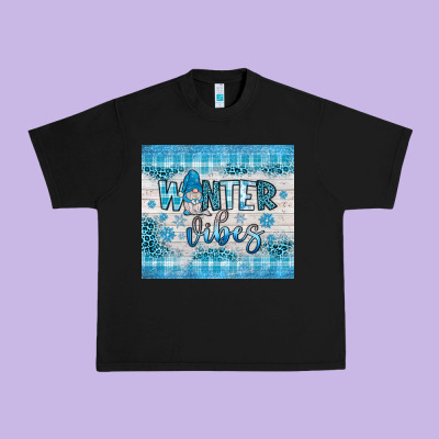 Winter Vibes Gnome Urban Heavy Tee Designed By Jahusdesignshop