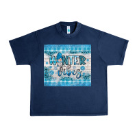 Navy winter vibes gnome Urban Heavy Tee - JahusDesignShop