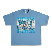 Pebble Blue winter vibes gnome Urban Heavy Tee - JahusDesignShop