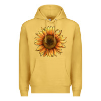 Antique Gold sunflower Premium Hoodie - BarkalooDesign