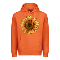 Carrot sunflower Premium Hoodie - BarkalooDesign