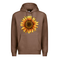 Chestnut sunflower Premium Hoodie - BarkalooDesign